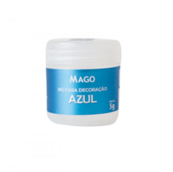 Pó Para Decoração Azul 5G - Mago