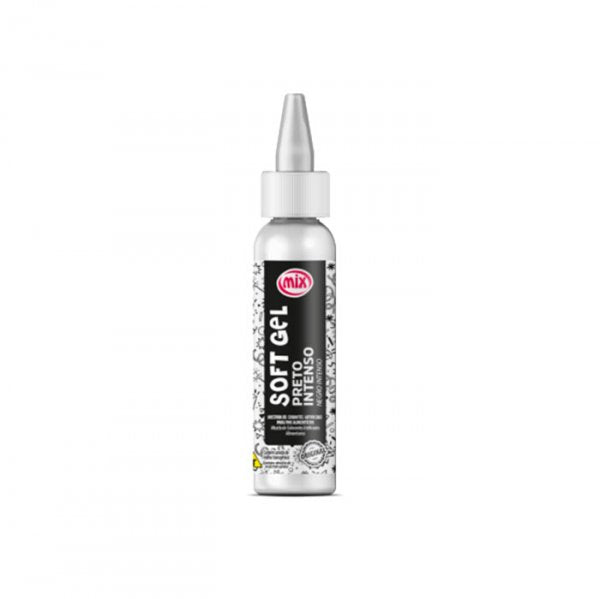 Corante Softgel 25Gr Preto - Mix