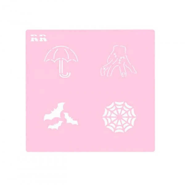 Stencil Pao De Mel / Macaron Wandinha 1 Ref 4063 - R.R Oliveira