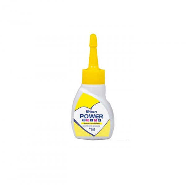 Corante Em Gel Power Color Amarelo Canario 30G - Brilhart
