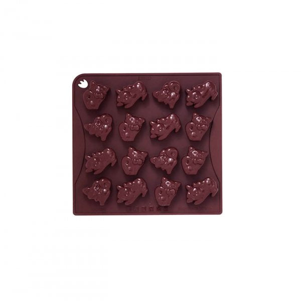 Forma De Silicone 'Choco-Ice' Gatos (Choco10) - Pavoni Italia