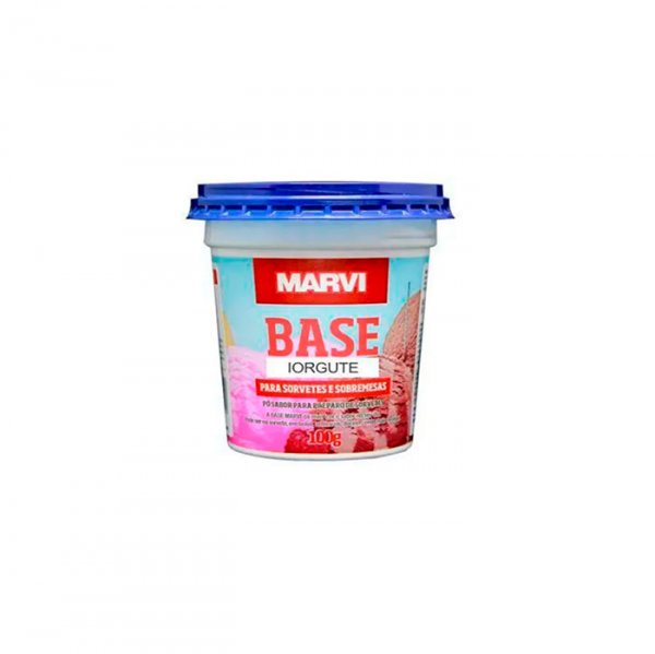 Pó Base Para Sorvete Iogurte 100G - Marvi