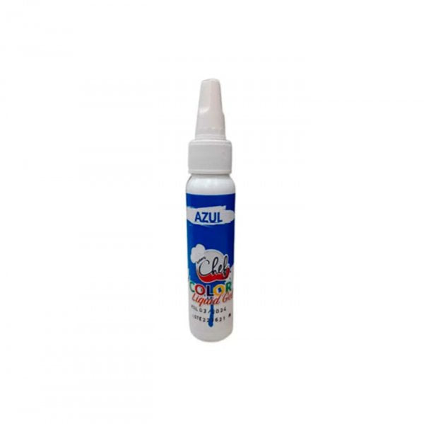 Corante Liquid Gel 25G Azul - Iceberg Chef