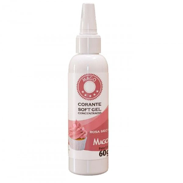 Corante Soft Gel 60G Rosa Seco - Mago