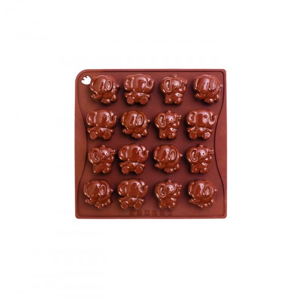 Forma De Silicone 'Choco-Ice' Elefante (Choco12) - Pavoni Italia