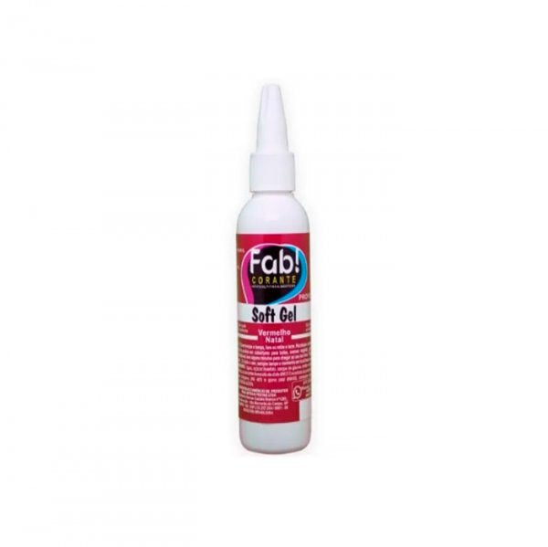 Corante Softgel 25G Vermelho Natal - Fab!