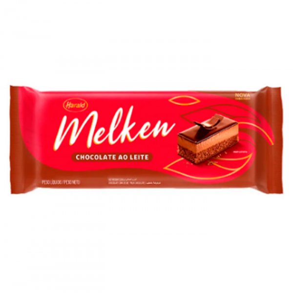 Chocolate em Barra Ao Leite 1,01Kg - Melken Harald