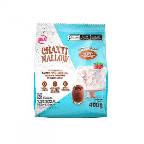 Pó para Preparo de Cobertura Tipo Chantilly (Chantimallow) 400G - Mix