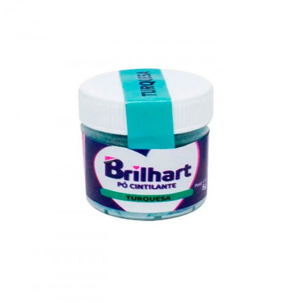 Pó Cintilante Turquesa 5Gr - Brilhart