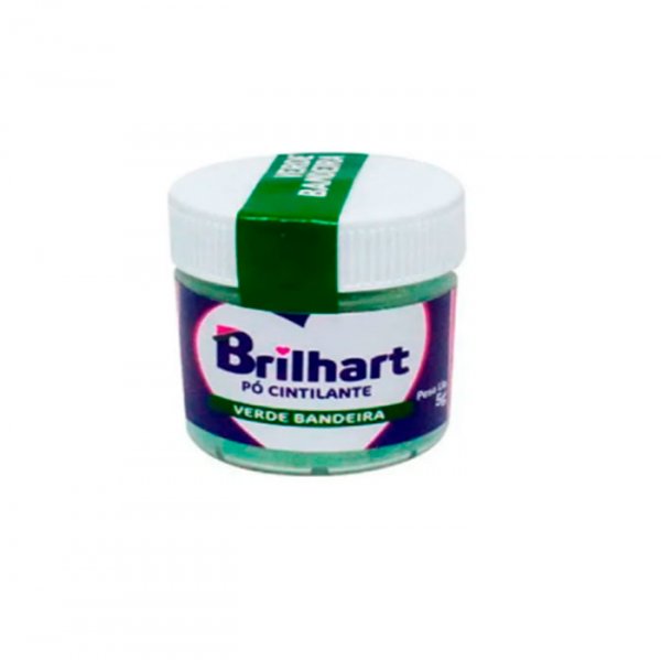 Pó Cintilante Verde Bandeira - Brilhart