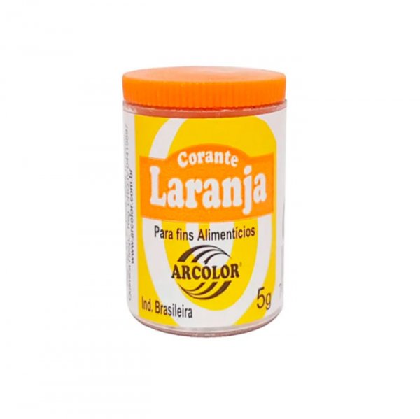 Corante Em Pó Laranja 5G -  Arcolor