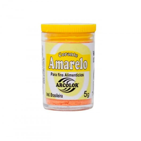 Corante Em Pó Amarelo 5G -  Arcolor
