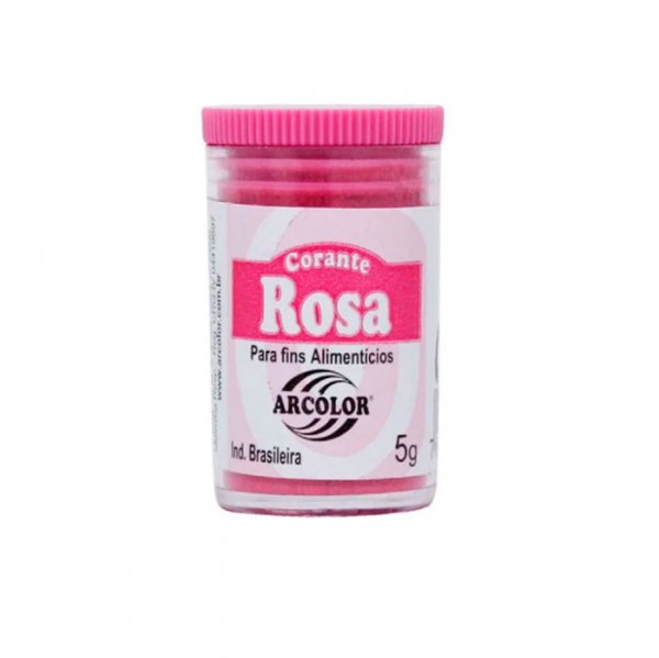 Corante Em Pó Rosa 5G -  Arcolor