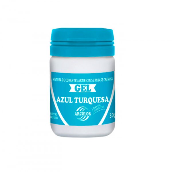 Corante Em Gel Azul Turquesa 30G -  Arcolor