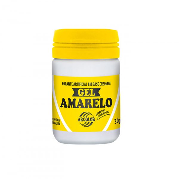 Corante Em Gel Amarelo 30G -  Arcolor