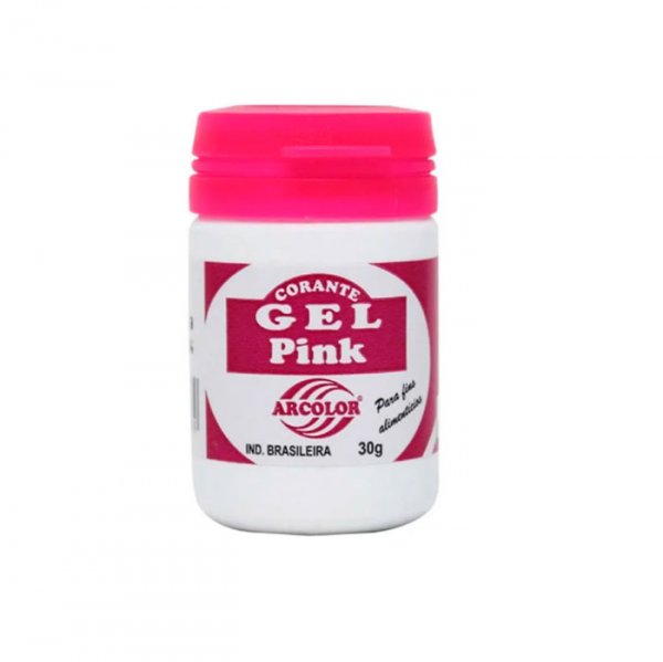 Corante Em Gel Rosa Pink 30G -  Arcolor