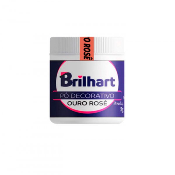 Pó Metalico Ouro Rose 5G - Brilhart
