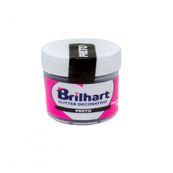 Glitter Preto 5G - Brilhart