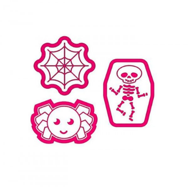 Kit Cortador + Carimbo Halloween 5 3D - R.R Oliveira