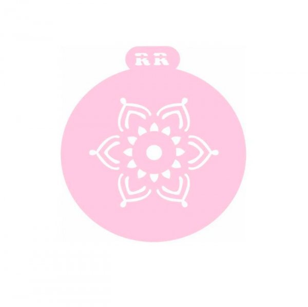Stencil Redondo Mandala - R.R Oliveira