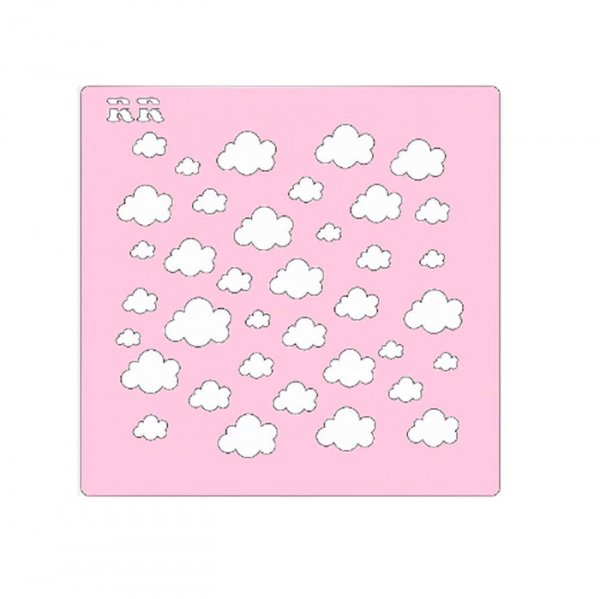Stencil Biscoito Nuvens 1 Ref 4066 - R.R Oliveira
