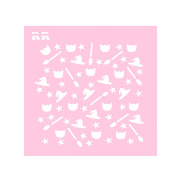 Stencil Biscoito Fundo Bruxa - R.R Oliveira