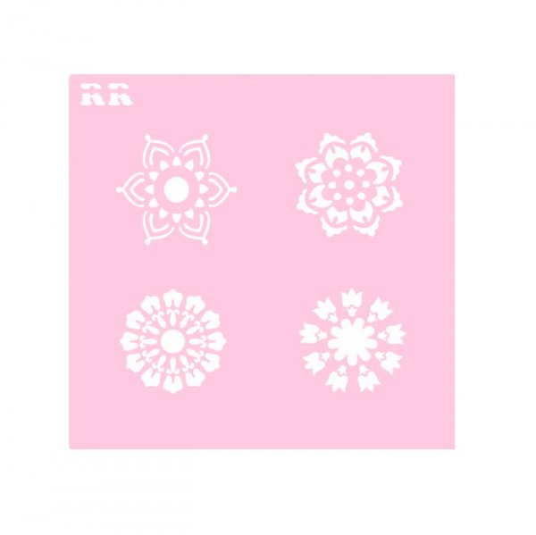 Stencil Pao De Mel / Macaron Mandala - R.R Oliveira