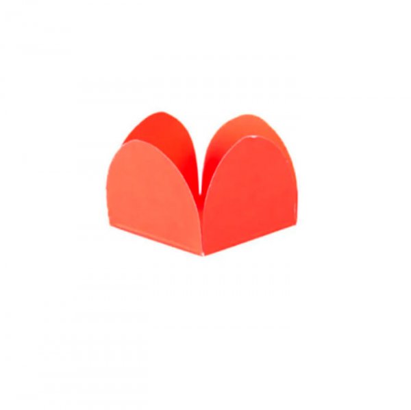 Forma 4 Petalas 34X34X22 50 Unid Laranja- Sulformas