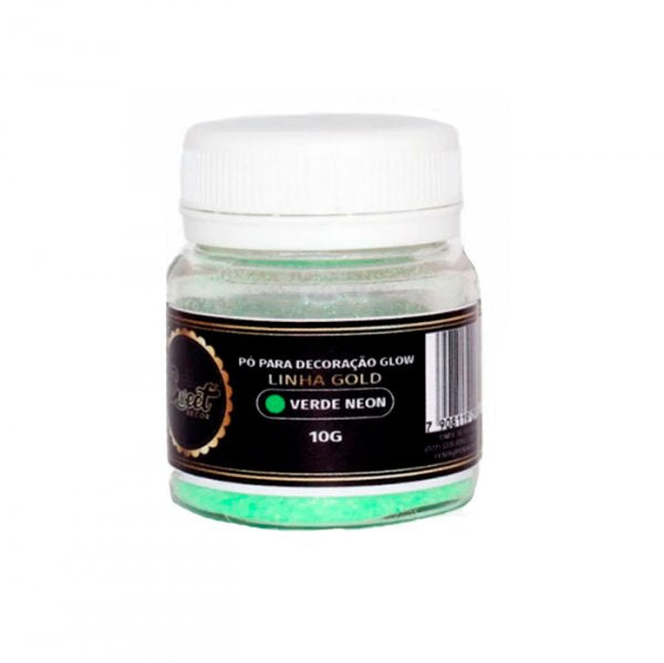 Glitter Verde Neon 10G - Sweet Decor