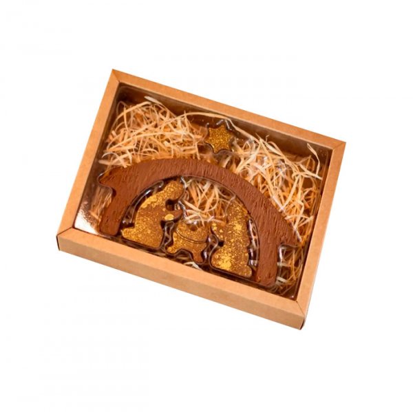 Caixa Plano Presepio Kraft Unidade - Art Crystal