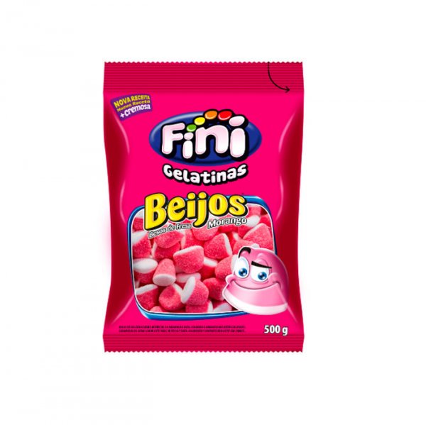 Goma Beijos De Morango (500G) - Fini