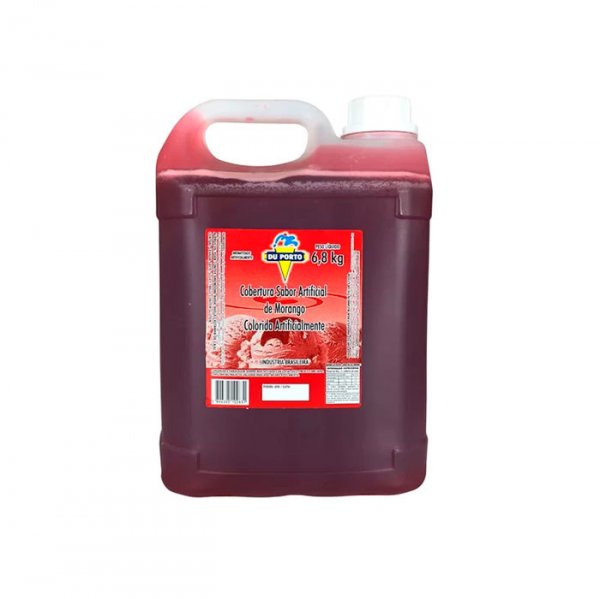 Cobertura Sabor Morango 6,8Kg - Du Porto