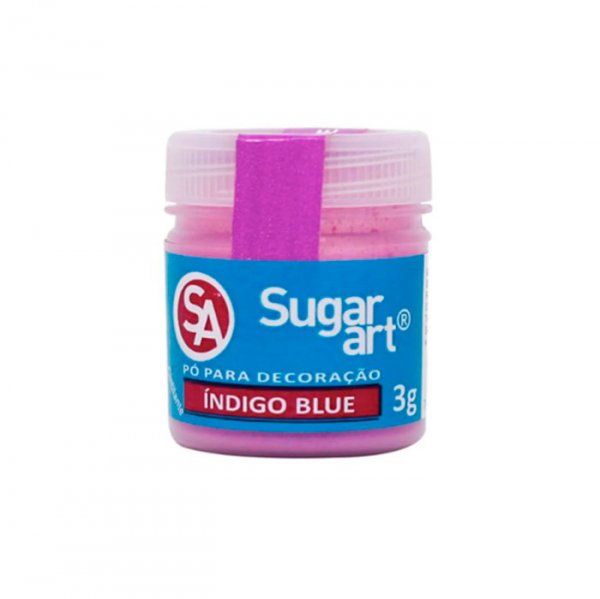 Pó Para Decoração Sugar 3G Índigo Blue - Sugar Art