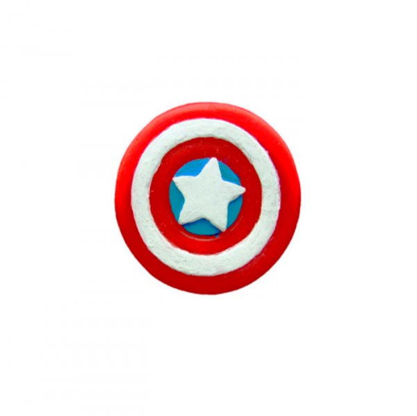 Cortador Escudo Capitao America 2 Peças - Cia Do Molde
