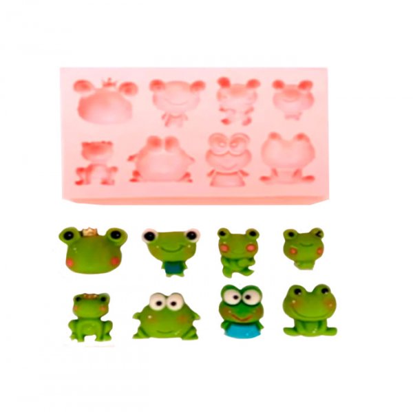 Molde De Silicone Sapos (2225) - Mazulli