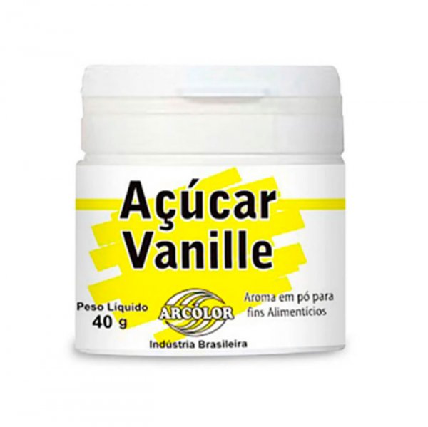 Açúcar Vanille - 40g - Arcolor