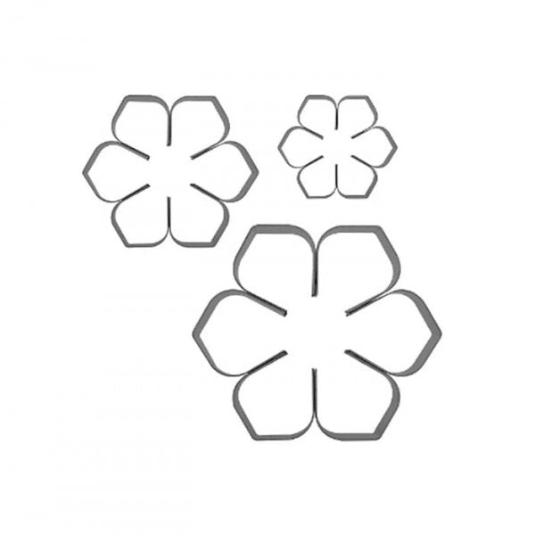 Cortador Aço Inox Kit Flores Suculentas - R R Oliveira