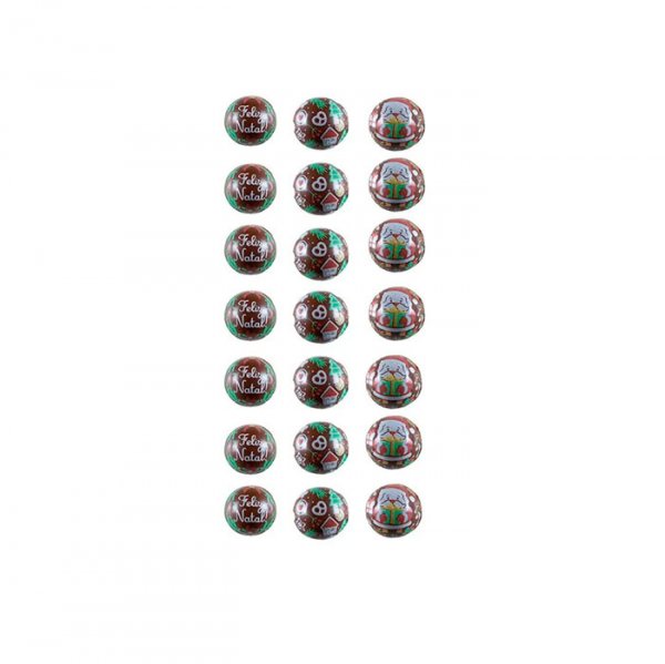 Forma Decorativa Natal Bola 3Cm (Bln014701) - Stalden