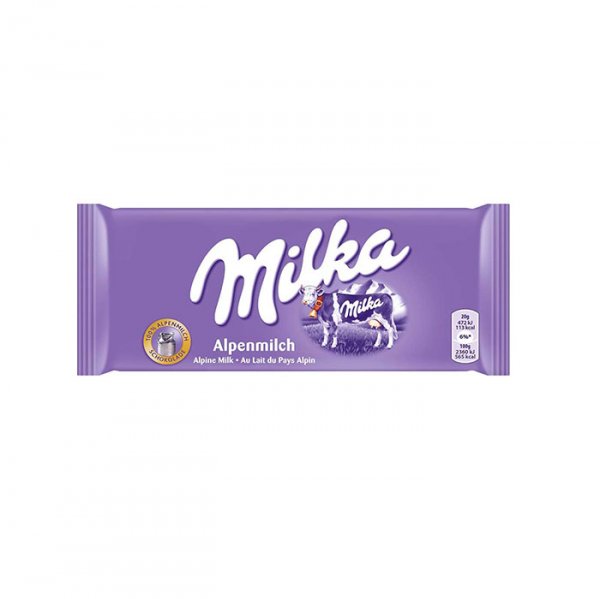 Chocolate Alpine Milk - Barra 100G - Milka