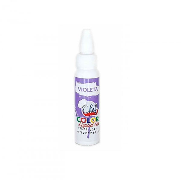 Corante Liquid Gel 25G Violeta - Iceberg Chef