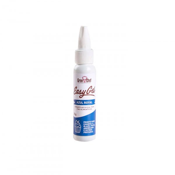 Corante Easy Gel Azul Royal 25g - Gran Chef