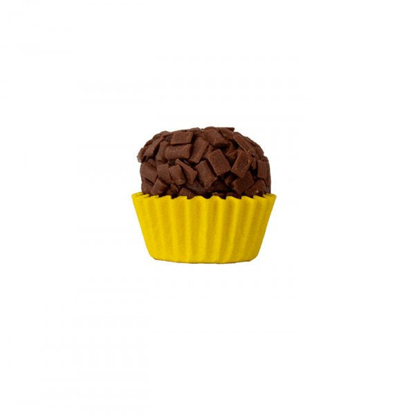 Forminha De Papel Amarelo Lisa N.04 (100Un) - Mago