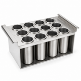 Picoleteira 12 Cavidades - 26x11x13cm - Metasa
