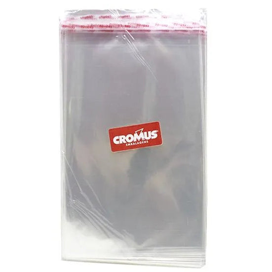 Saco Adesivado Transparente  12x18 Aba - c/100 un - Cromus