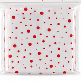 Saco Transparente Poá Vermelho  10x14 -  c/50 un - Cromus