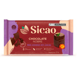 Chocolate Nobre Meio Amargo 40% - Barra 2,1Kg - Sicao