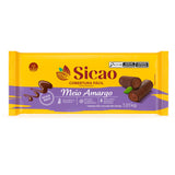 Cobertura Fracionada Meio Amargo Fácil - Barra 1,05Kg - Sicao