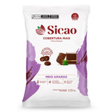 Cobertura Fracionada Meio Amargo Mais - Gotas 2,05Kg - Sicao