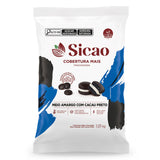 Cobertura Fracionada Amargo com Cacau Preto Mais - Gotas 1,01kg - Sicao