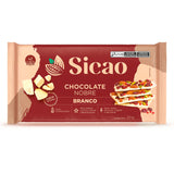 Chocolate Nobre Branco - Barra 2,1Kg - Sicao
